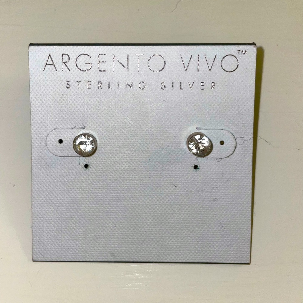 Forever21 Diamond Gem Stud Earrings